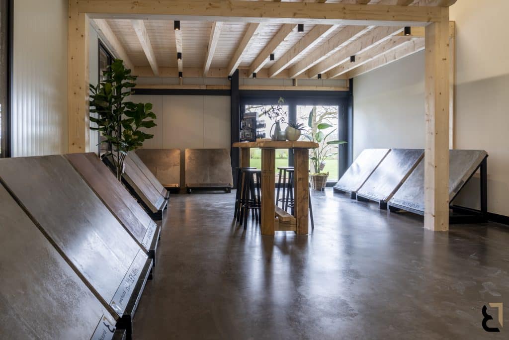 Showroom Bull Woonbeton in Scherpenzeel