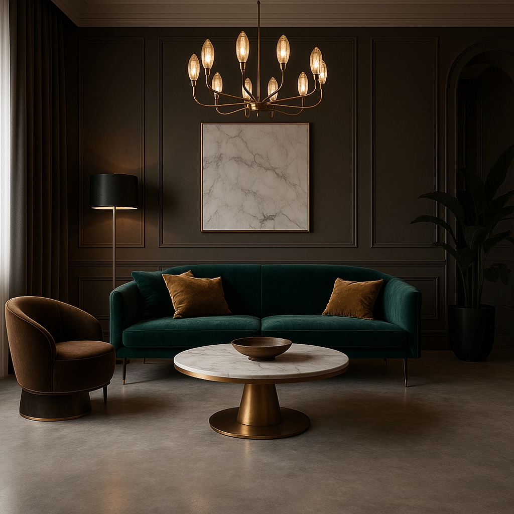 Inspiratiefoto voor de stijl 'Hotel Chique', gecombineert met woonbeton.